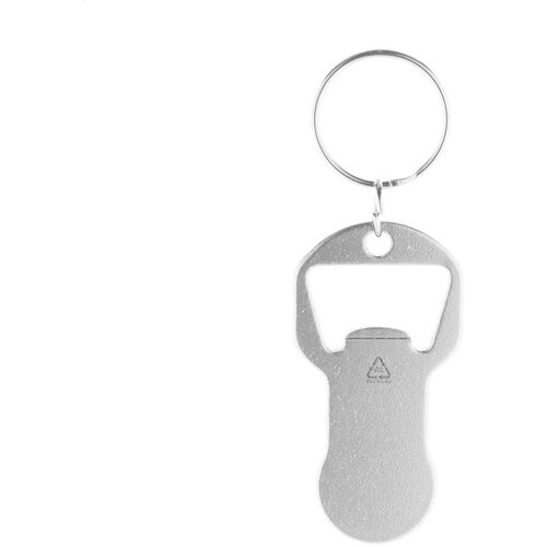 Biropi Flesopener Sleutelhanger Zilver
