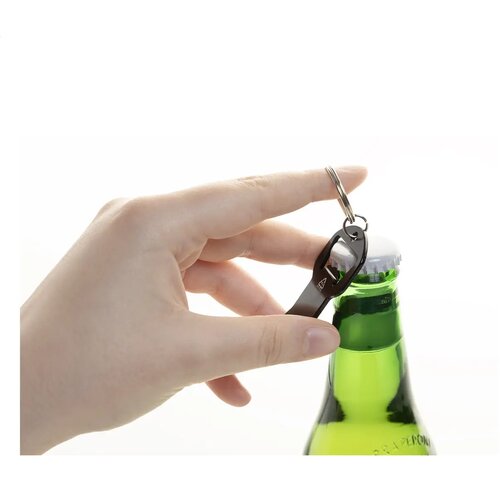 Biropi Flesopener Sleutelhanger Zwart