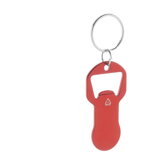 Biropi Flesopener Sleutelhanger Rood