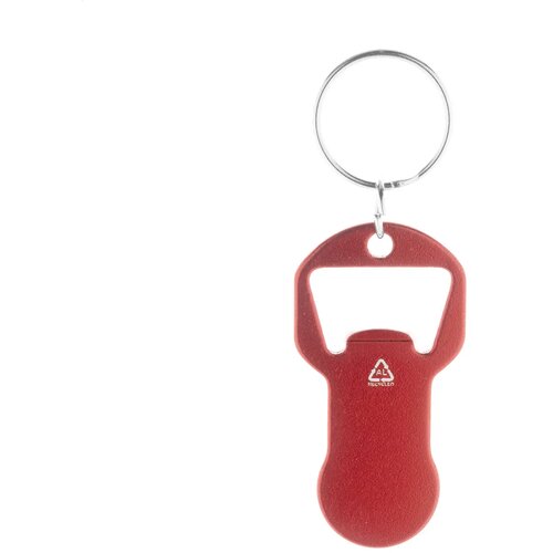 Biropi Flesopener Sleutelhanger Rood