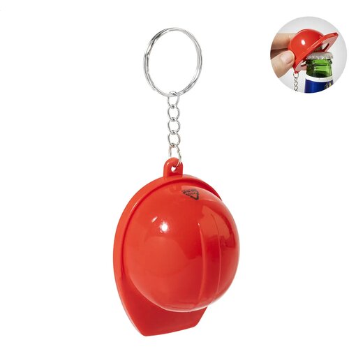 Bobby Pop Rabs Flesopener Sleutelhanger Rood