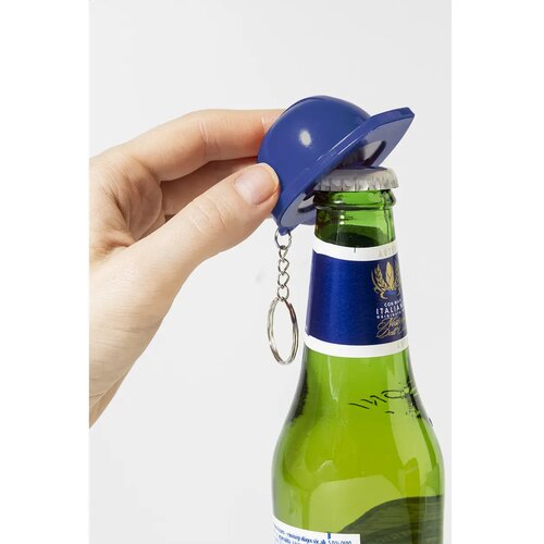Bobby Pop Rabs Flesopener Sleutelhanger Blauw