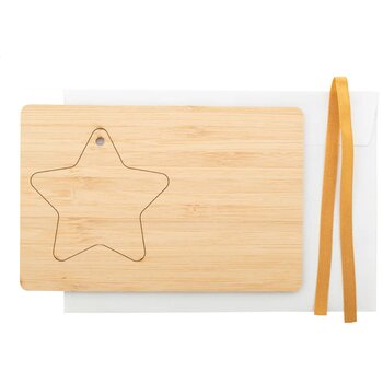 Boocard Kerstkaart, Ster Natuurlijk