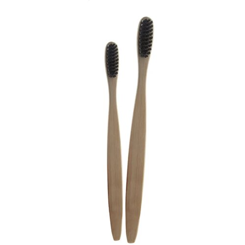Boohoo Mini Bamboe Tandenborstel Voor Kinderen Zwart