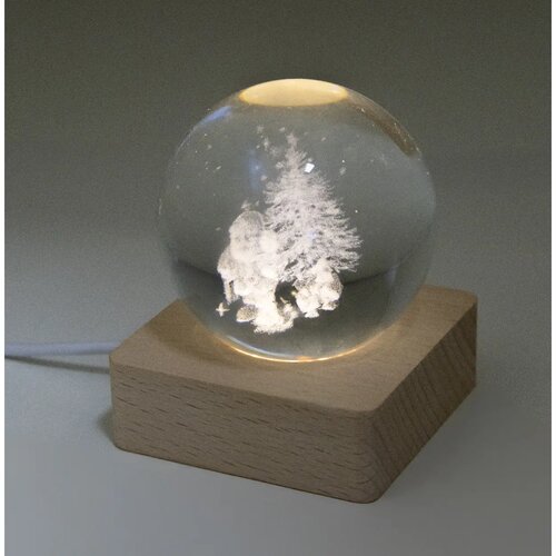 Borealis Kerstlichtbol Transparant