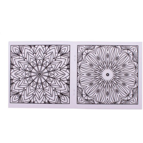 Colobook Custom Made Kleurboekje, Mandala Wit