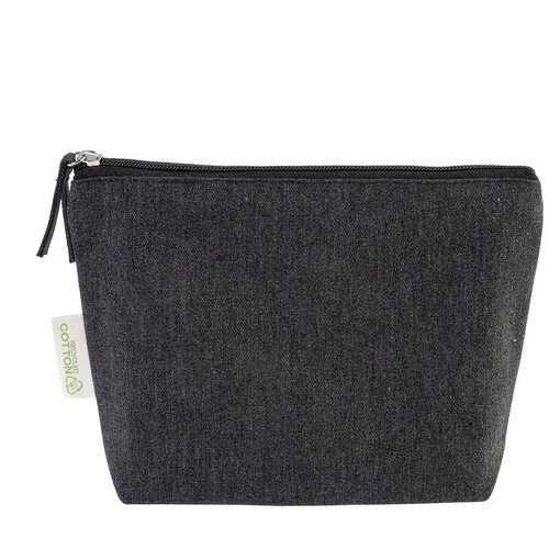 Cospex Make-Up Tas Van Gerecycled Katoen Zwart