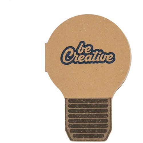 Creastick Bulb Eco Custon Made Sticky Notitieblok Natuurlijk