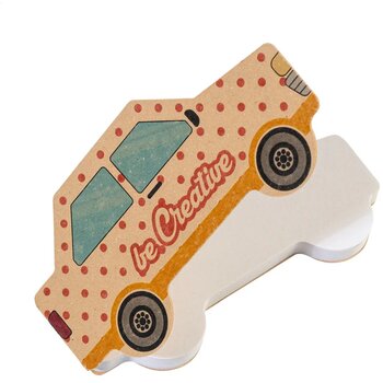 Creastick Car Eco Custon Made Sticky Notitieblok Natuurlijk