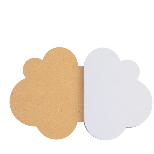Creastick Cloud Eco Custon Made Sticky Notitieblok Natuurlijk