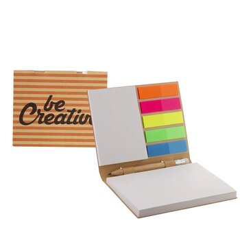 Creastick Combo Plus Eco Custom Made Sticky Notes/ Notitieblok Natuurlijk