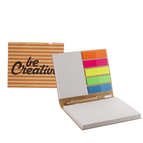 Creastick Combo Plus Eco Custom Made Sticky Notes/ Notitieblok Natuurlijk