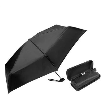 Fractus Mini Rpet Paraplu Zwart