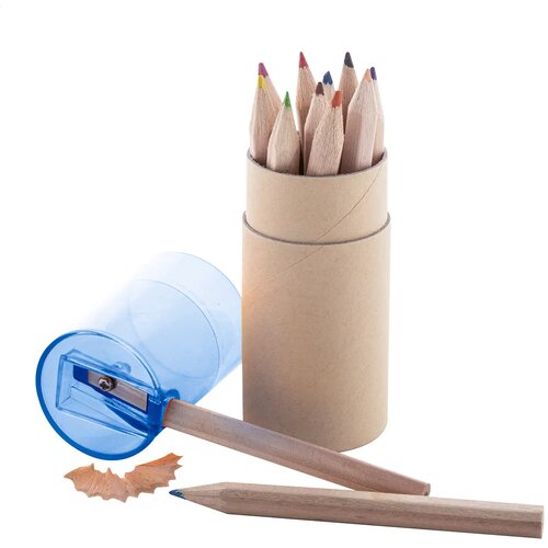 Gallery 12 Potloden Set Blauw