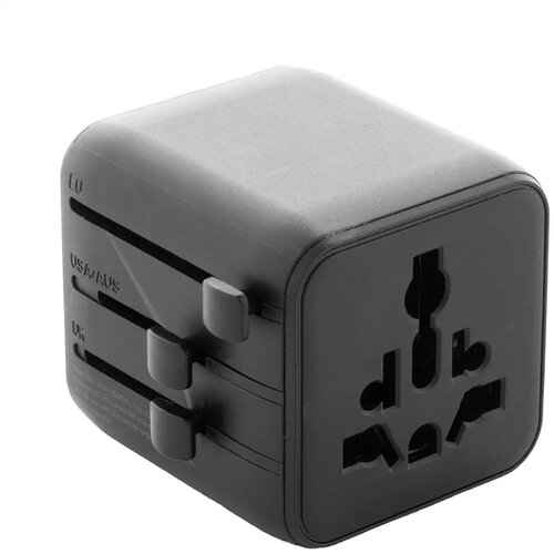 Jetsetter Pico Rpc-Reisadapter Zwart
