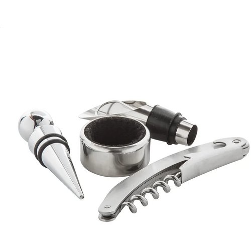 Moristel Wijn Set Zilver