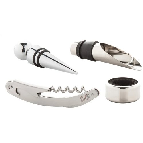 Moristel Wijn Set Zilver