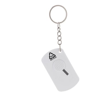 Parcelo Sleutelhanger Met Mesje Wit Parcelo Sleutelhanger Met Mesje Wit