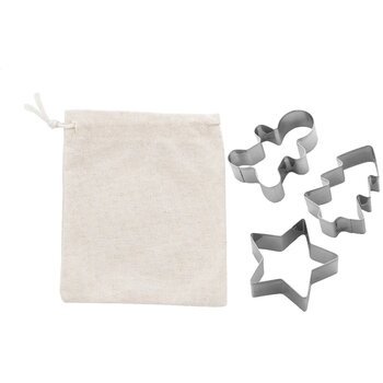 Pepparku Kerst Koekjes Cutter Set Zilver Pepparku Kerst Koekjes Cutter Set Zilver
