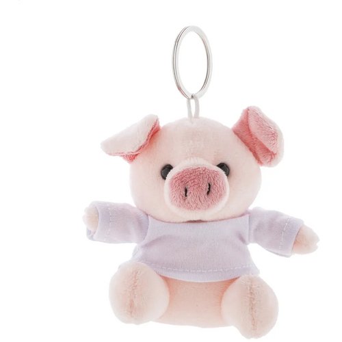 Pigfob Pluche Varken Sleutelhanger Fuchsia