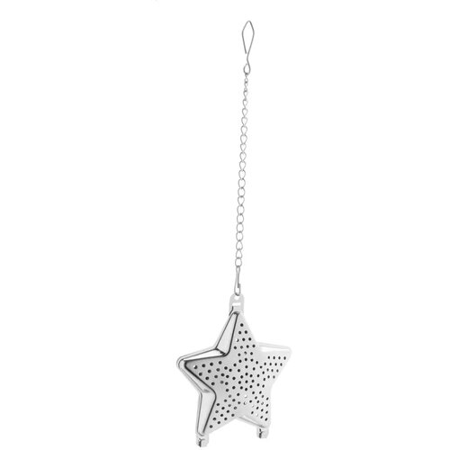 Suodatee Kerstthee-Ei, Ster Zilver