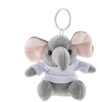Trumpfob Pluche Olifant Sleutelhanger Grijs Trumpfob Pluche Olifant Sleutelhanger Grijs