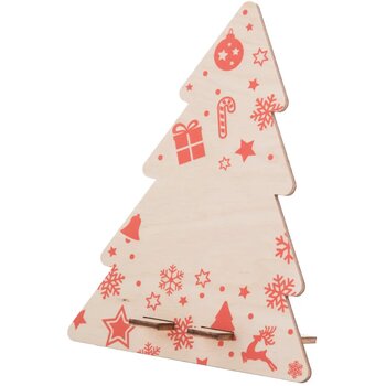 Vallvik Kerst Bureau Mobiel Houder Rood