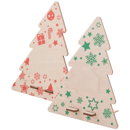 Vallvik Kerst Bureau Mobiel Houder Rood