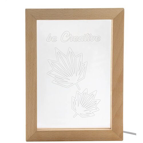 Woodiframe Led-Licht Trofee Natuurlijk