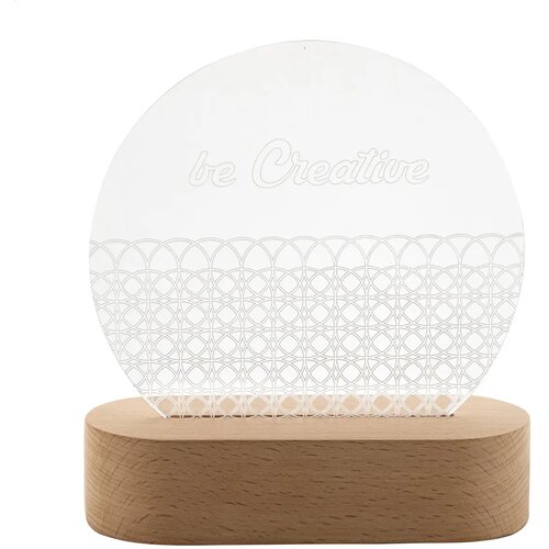 Woodify Led-Licht Trofee Transparant
