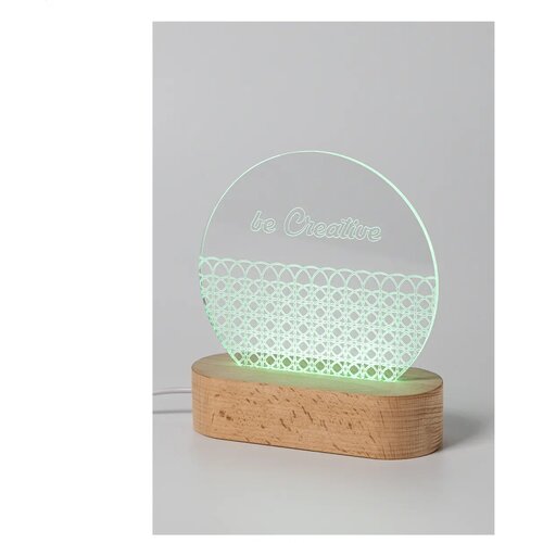 Woodify Led-Licht Trofee Transparant
