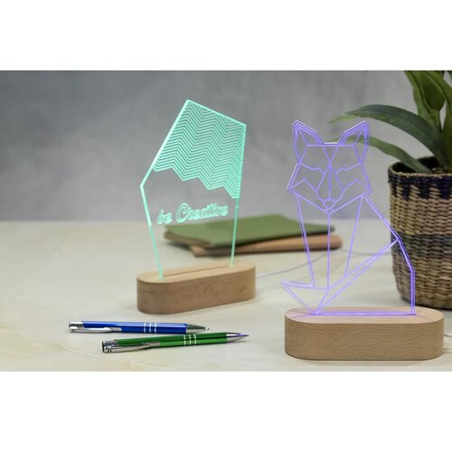 Woodify Led-Licht Trofee Transparant