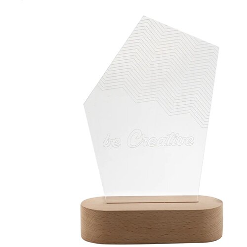 Woodify Led-Licht Trofee Transparant