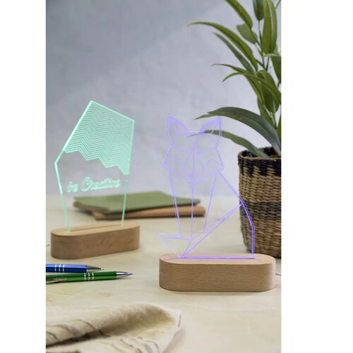 Woodify Led-Licht Trofee Transparant