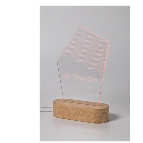 Woodify Led-Licht Trofee Transparant