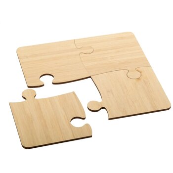 Zhuzzle Puzzel Onderzetter Natuurlijk Zhuzzle Puzzel Onderzetter Natuurlijk