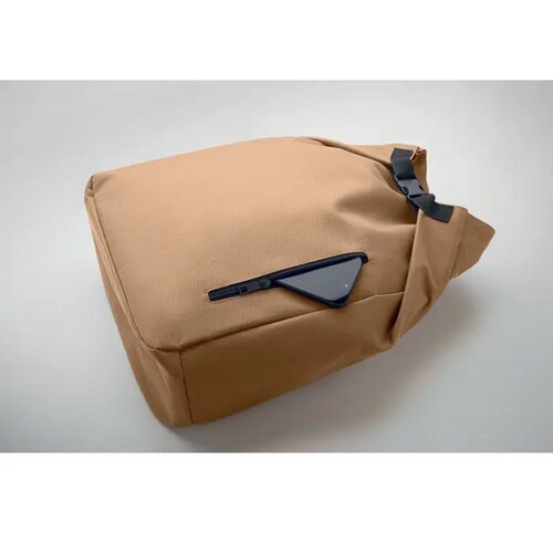 15" rolltop laptop rugzak Uniton khaki