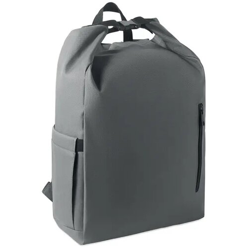 15" rolltop laptop rugzak Uniton steengrijs