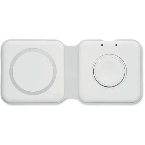 2-in-1 opvouwbare lader 15w Flip wit
