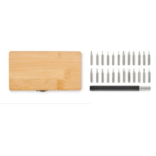 24-delige gereedschapsset Bamtool hout