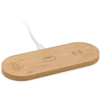 3-in-1 15w draadloze oplader Recpad hout