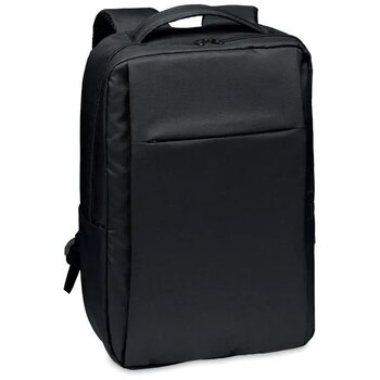 300d rpet laptop rugzak Seoul zwart 300d rpet laptop rugzak Seoul zwart