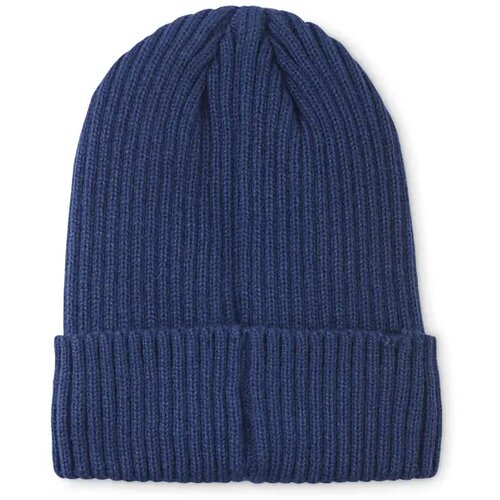 3m gebreide muts met boord Anvik Blauw