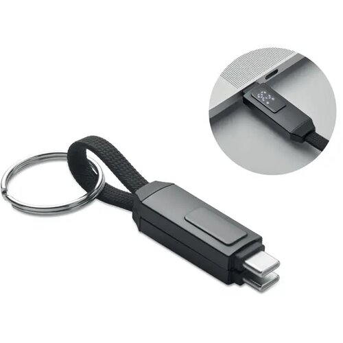 60w oplaadkabel sleutelhanger Keysto zwart