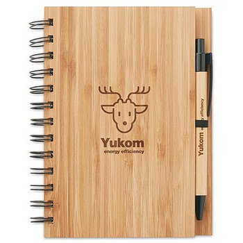 A5 bamboe notitieboek Bambloc hout