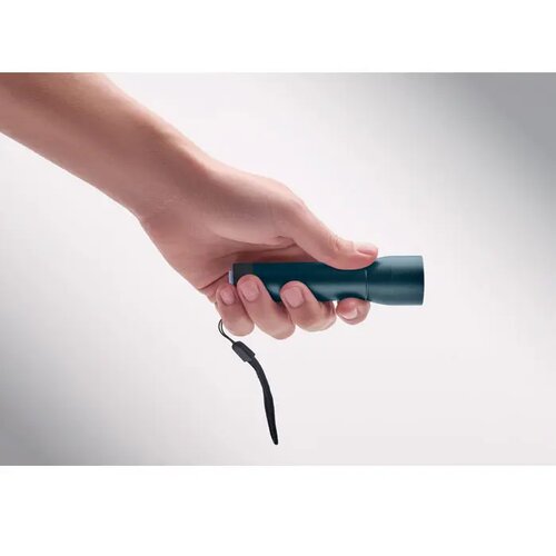 Aluminium oplaadbare zaklamp Lumezo marineblauw