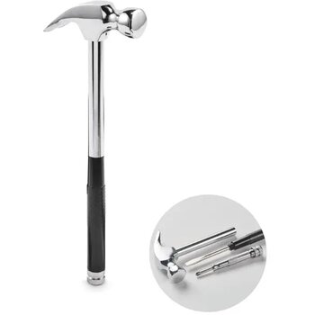Carbonstalen klauw hamer Claw it zilver Carbonstalen klauw hamer Claw it zilver