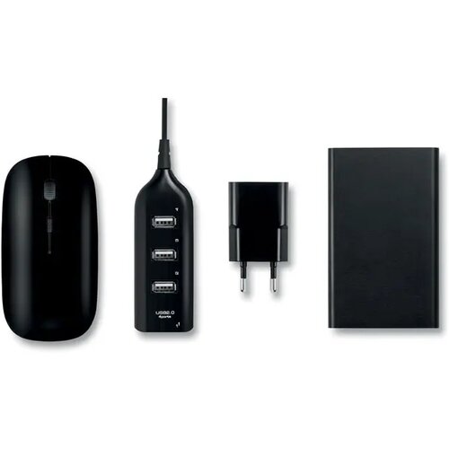 Computer accessoireset Powerset zwart