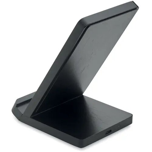 Draadloze bamboe oplaadstation Wirestand zwart