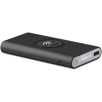 Draadloze powerbank 8000mah Vigor zwart Draadloze powerbank 8000mah Vigor zwart